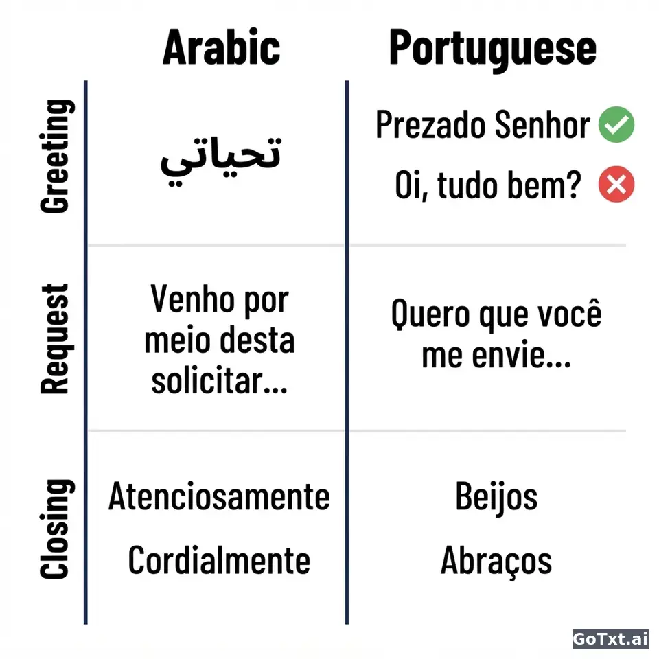الرسائل الرسمية بالبرتغالية: 4 فخاخ تكشف فورًا أنك لست ناطقًا أصليًا — illustration | GoTxt