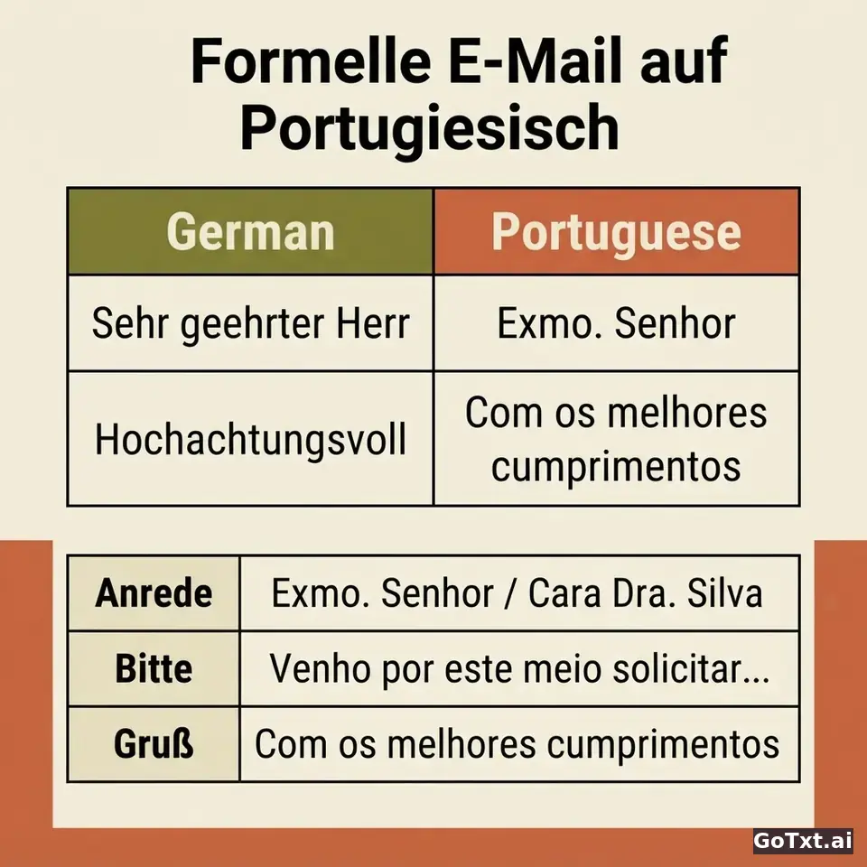Formelle E-Mails auf Portugiesisch: 4 Fallen, die dich sofort als Nicht-Muttersprachler en — illustration | GoTxt