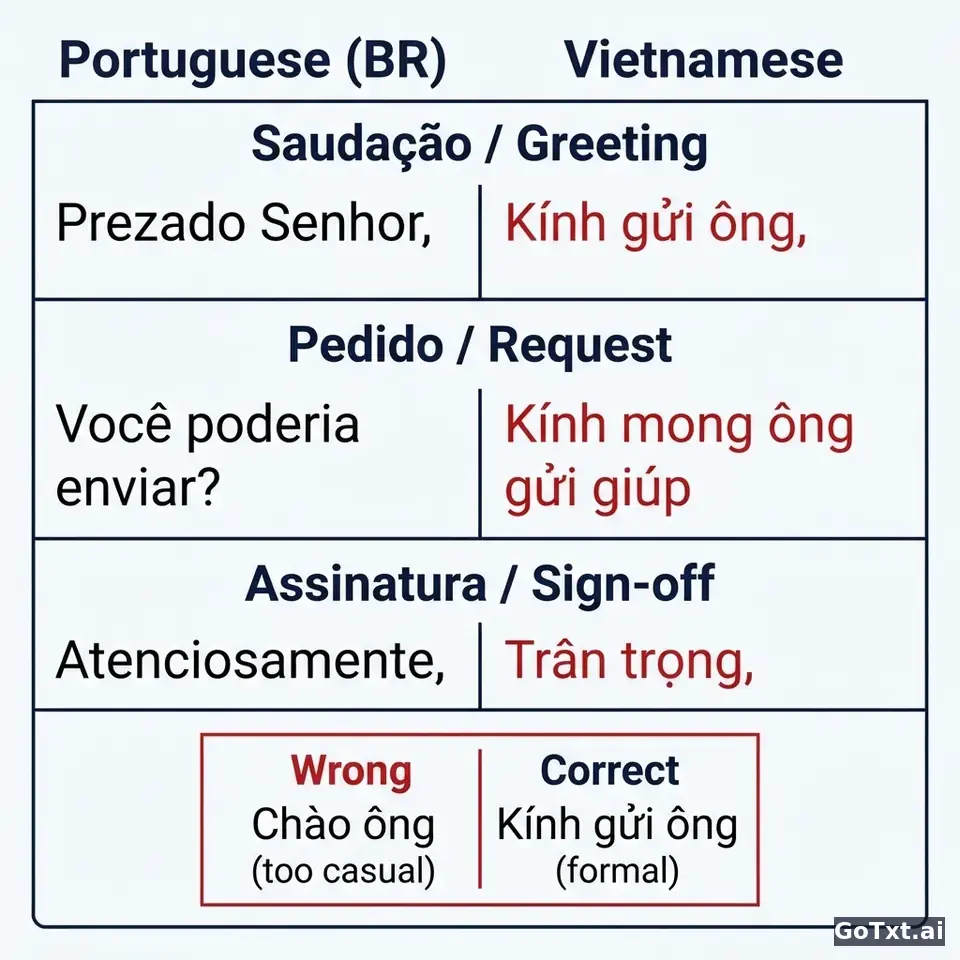 E-mails formais em vietnamita: 4 armadilhas que revelam que você não é nativo — illustration | GoTxt