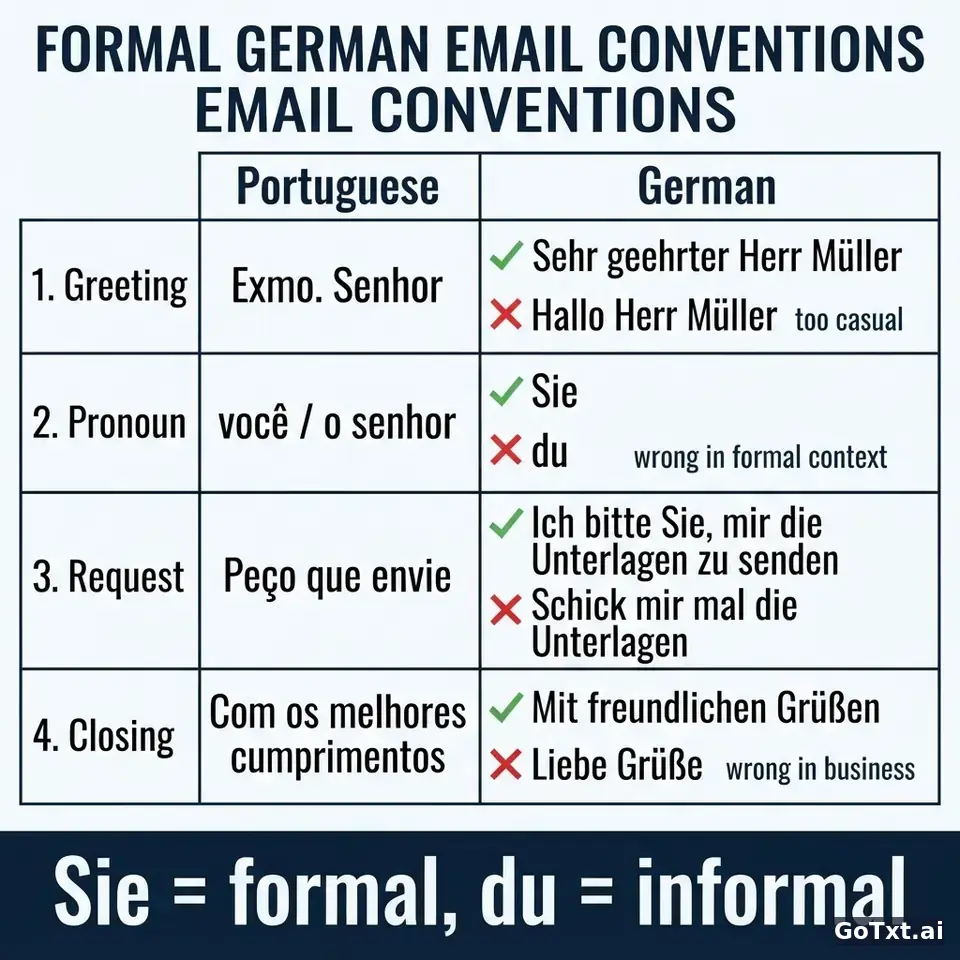 E-mails formais em alemão: 4 armadilhas que denunciam quem não é nativo — illustration | GoTxt