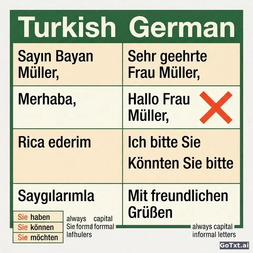 Resmi E-postalar: Almanca Yazışmada Seni Anında Ele Veren 4 Tuzak — illustration | GoTxt