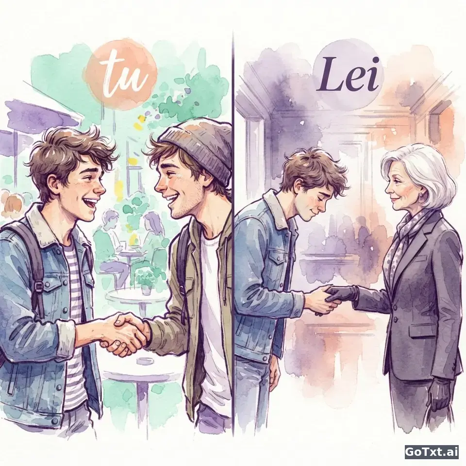أنت أم حضرتك؟ فنّ المخاطبة في الإيطالية مع جوليا — illustration | GoTxt