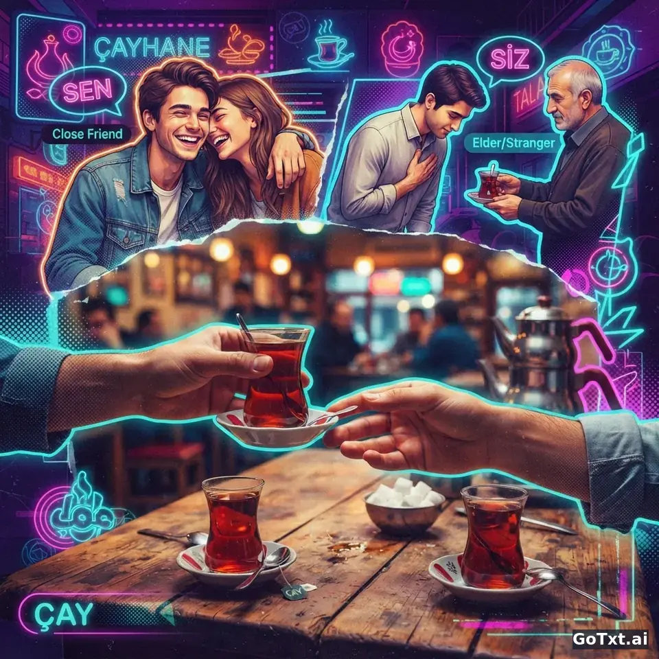 أنت أم حضرتك؟ فنّ المخاطبة في التركية بدون إحراج — illustration | GoTxt