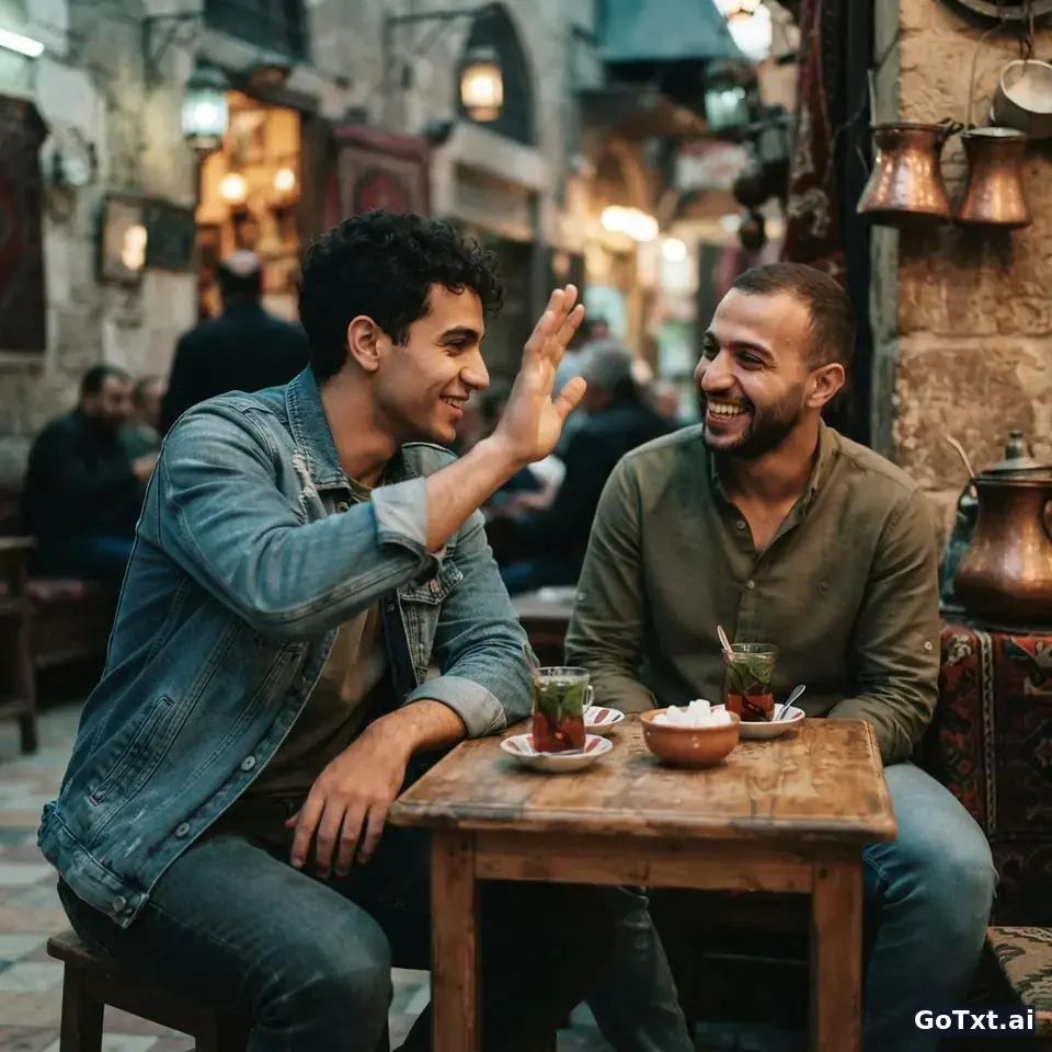 Du oder Sie? So sprichst du Menschen auf Arabisch richtig an — illustration | GoTxt