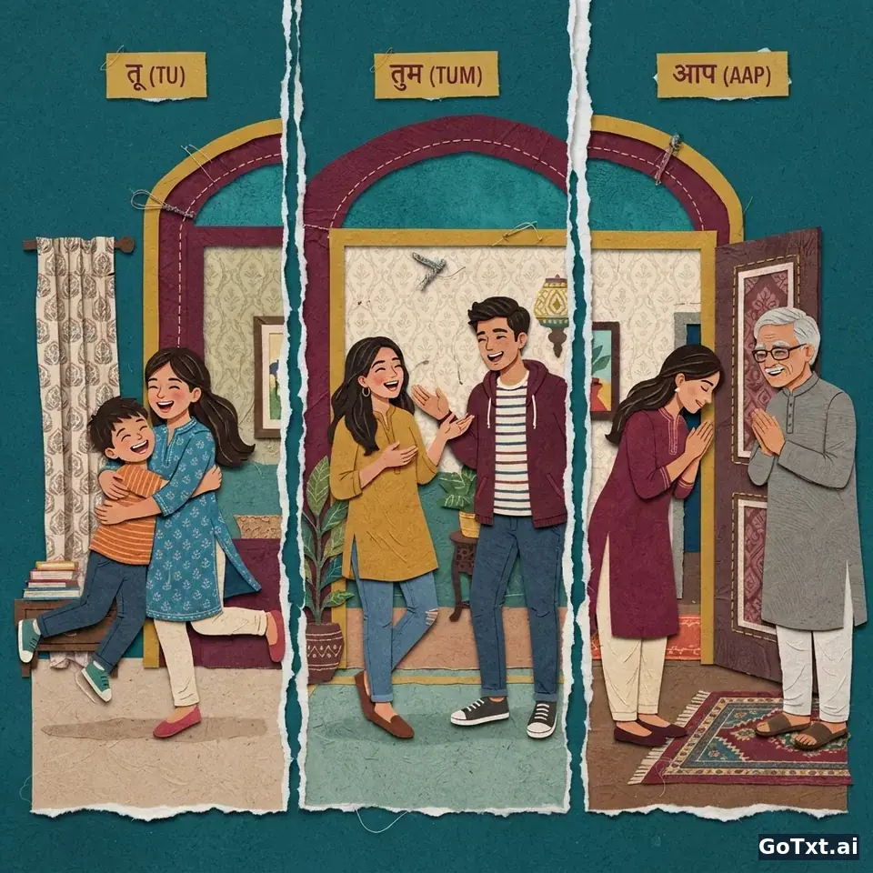 Du oder Sie? So sprichst du Menschen in Hindi richtig an — illustration | GoTxt