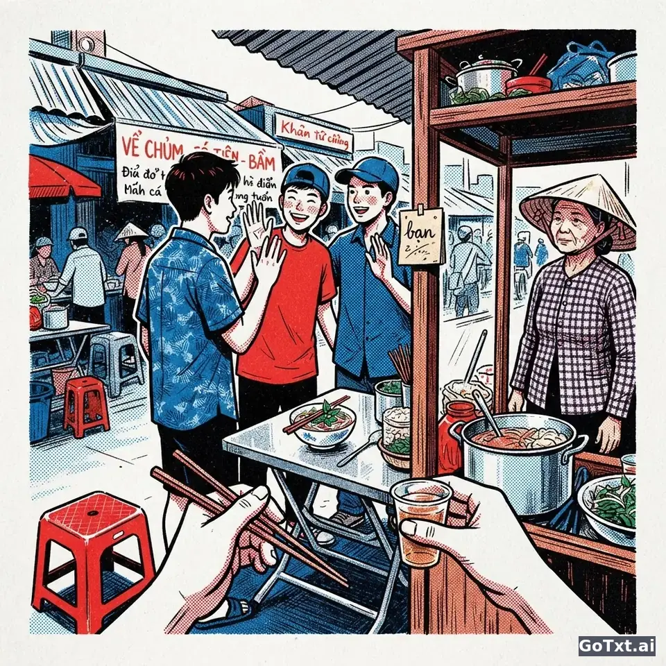 You or You? Mastering Vietnamese Address Words Without Sounding Rude — illustration | GoTxt