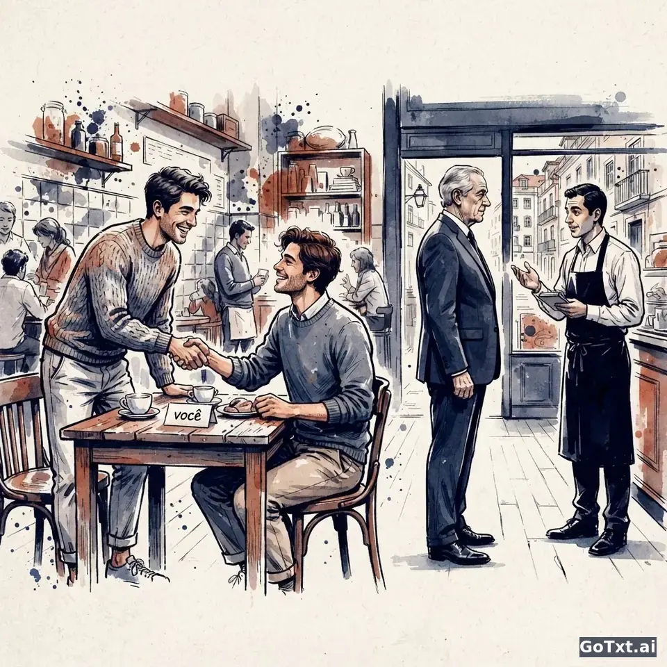 «Você» ou «o senhor» ? Tutoyer et vouvoyer en portugais sans se tromper — illustration | GoTxt