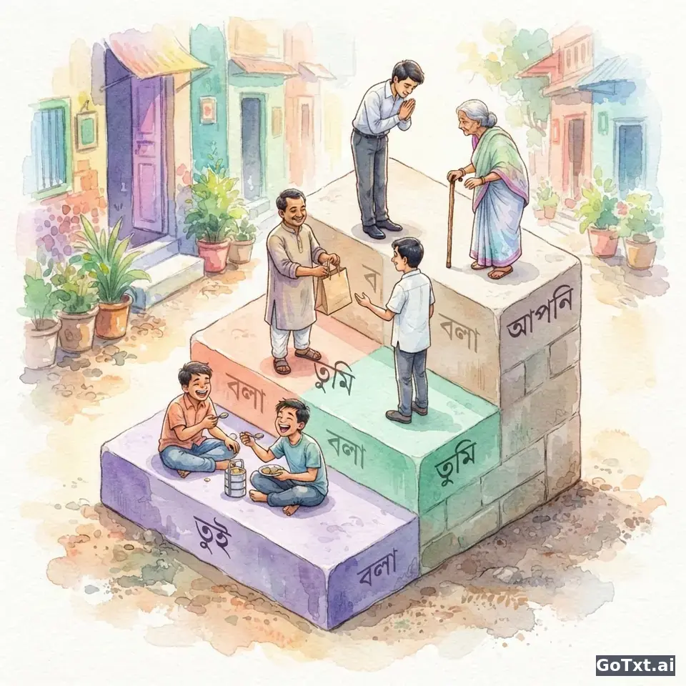 Tu o Lei? Come rivolgersi a qualcuno in bengalese senza fare figuracce — illustration | GoTxt