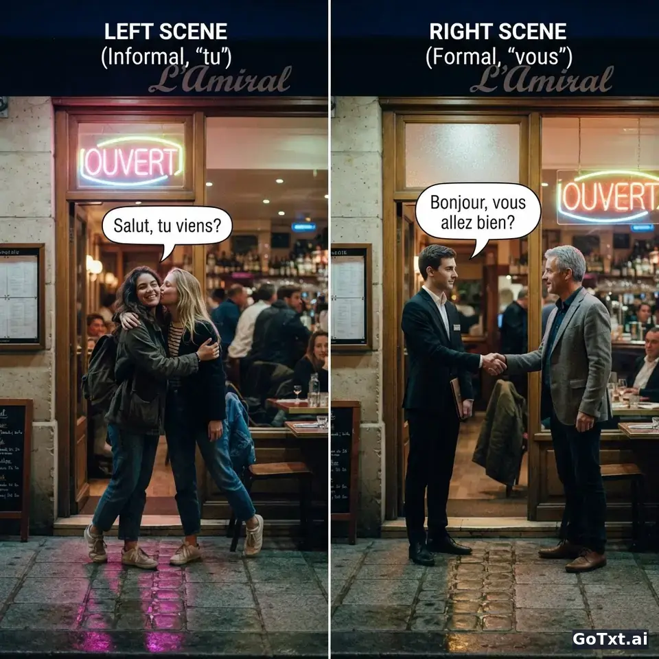 Tu o vous? Come dare del tu e del lei in francese senza fare figuracce — illustration | GoTxt
