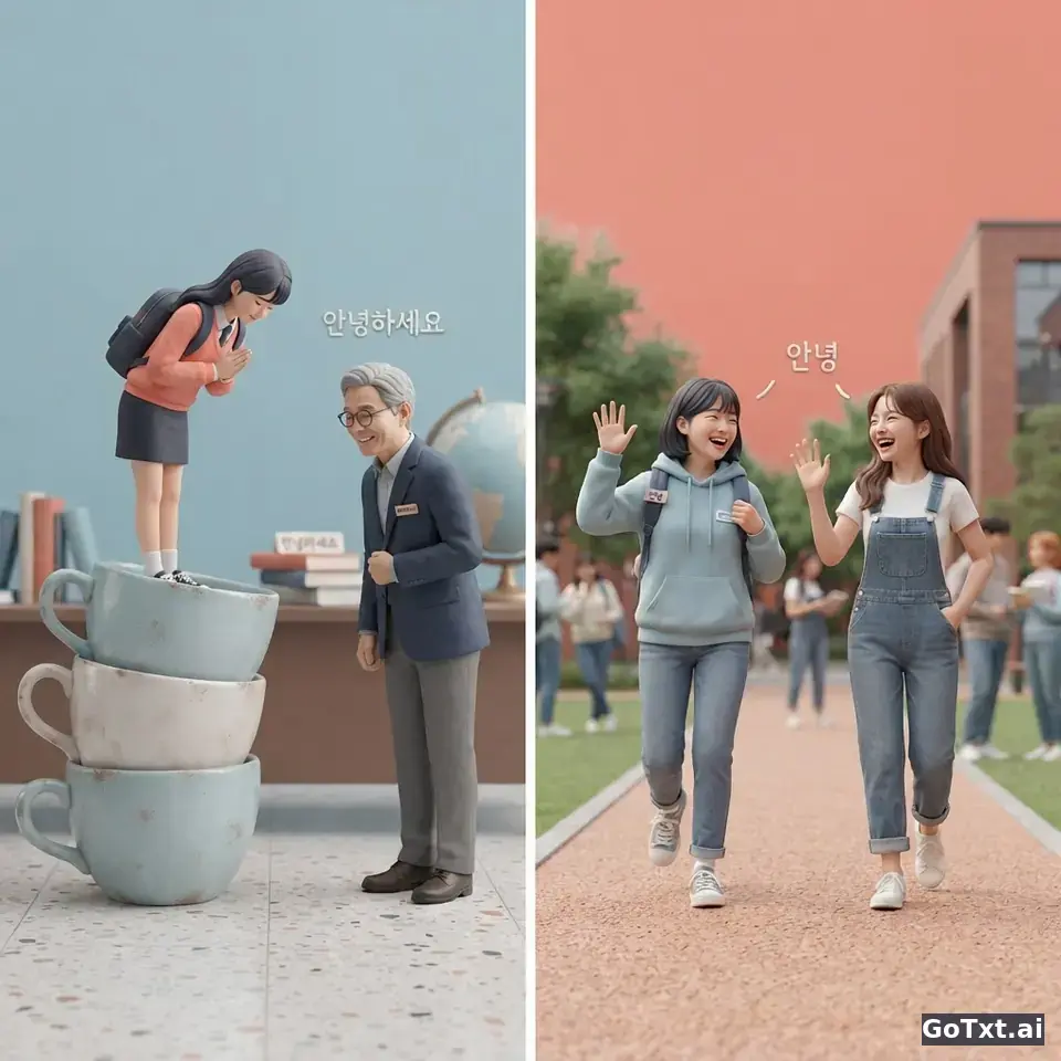 Tu o Lei in coreano? La guida per non sbagliare mai registro — illustration | GoTxt