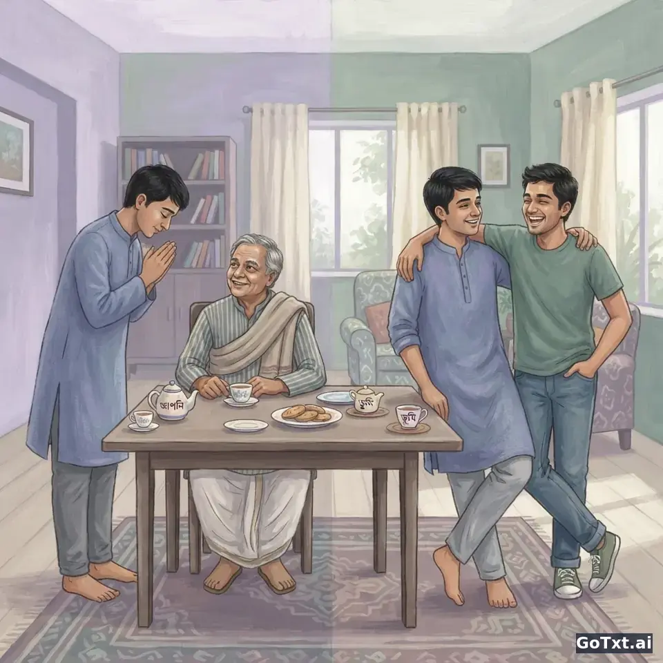 Você ou você? Como tratar as pessoas em bengali sem pagar mico — illustration | GoTxt