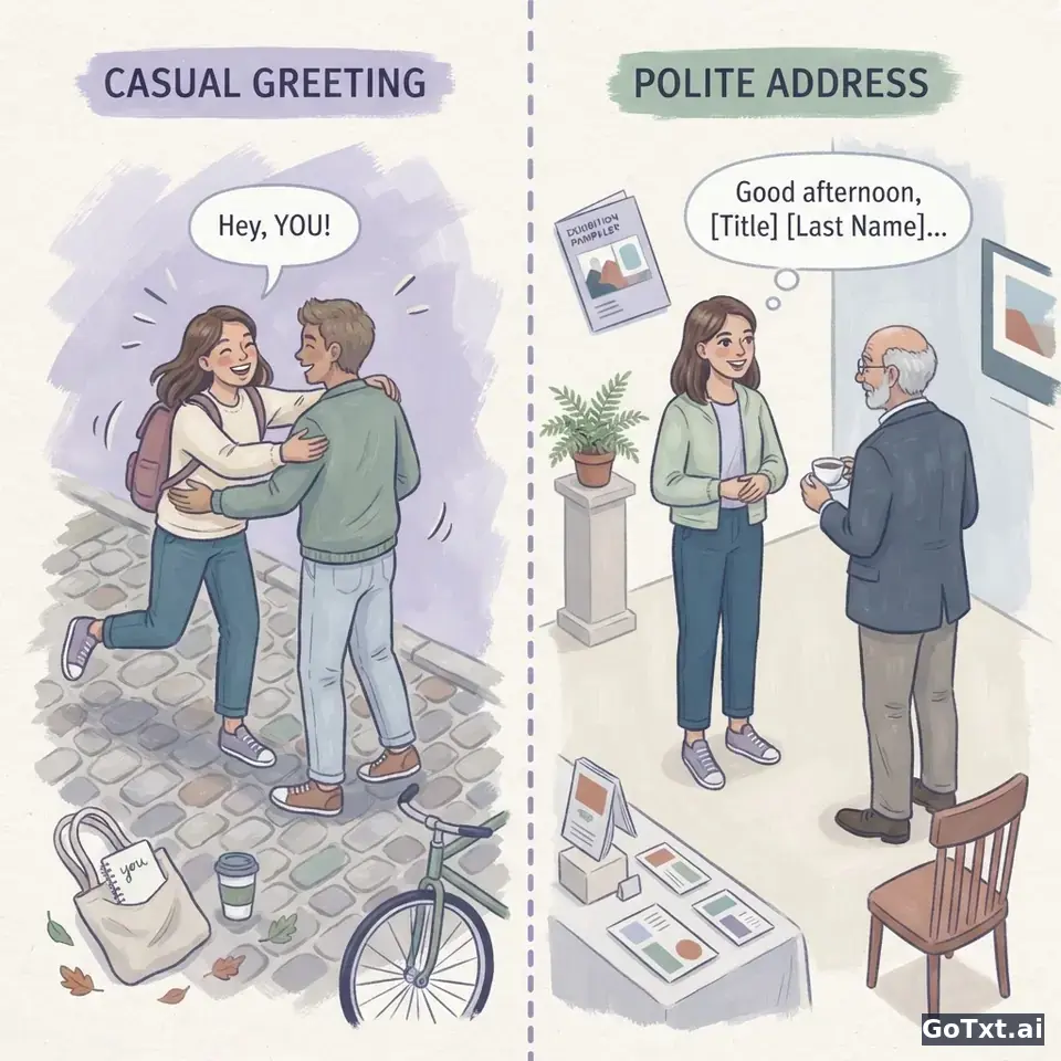 Tu ou you? Como tratar as pessoas em inglês sem parecer mal-educado — illustration | GoTxt