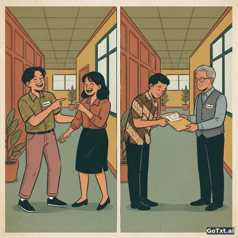 Tu ou você? Como tratar as pessoas em indonésio sem parecer mal-educado — illustration | GoTxt