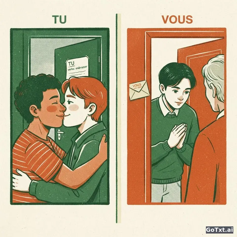 Ты или вы по-французски: как не попасть в неловкую ситуацию с **tu** и **vous** — illustration | GoTxt