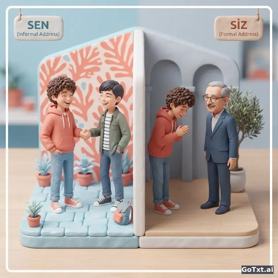 Ты или вы по-турецки: как не попасть впросак с **sen** и **siz** — illustration | GoTxt