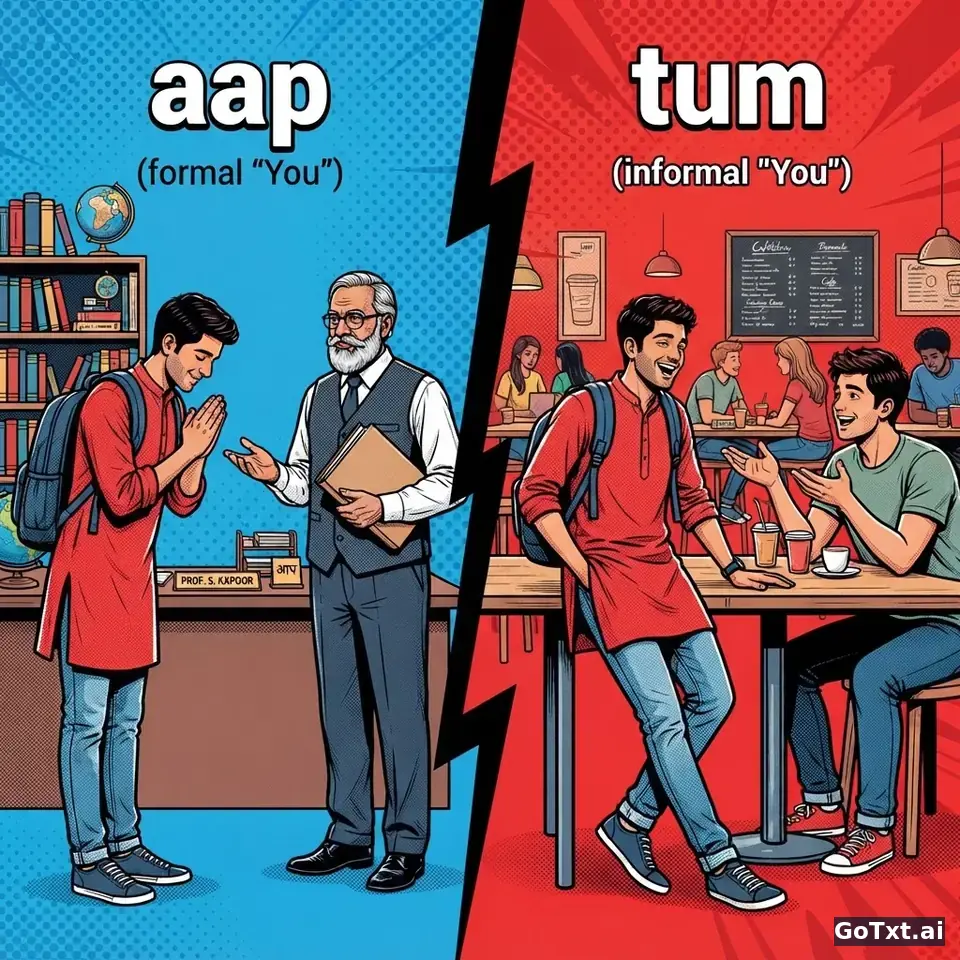 Hintçede "Sen" mi "Siz" mi? Hitap Etmenin İncelikleri — illustration | GoTxt