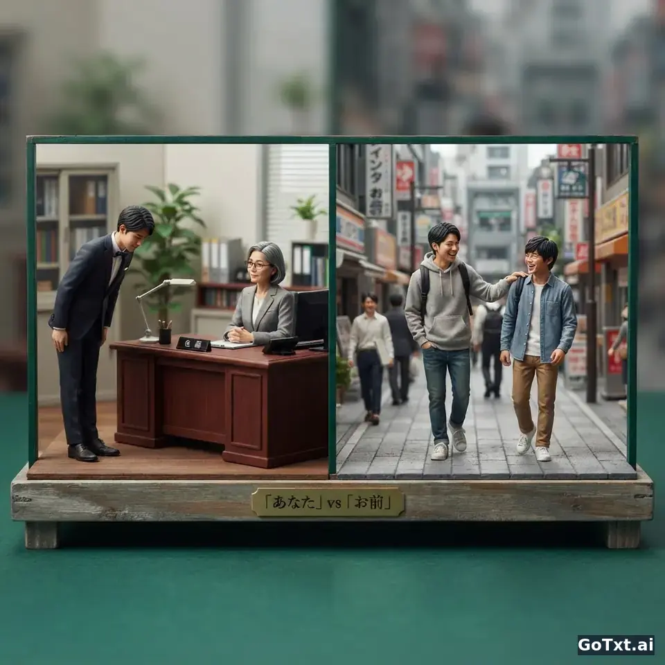 Japoncada "Sen" mi "Siz" mi? Hitap Etmenin İnce Sanatı — illustration | GoTxt
