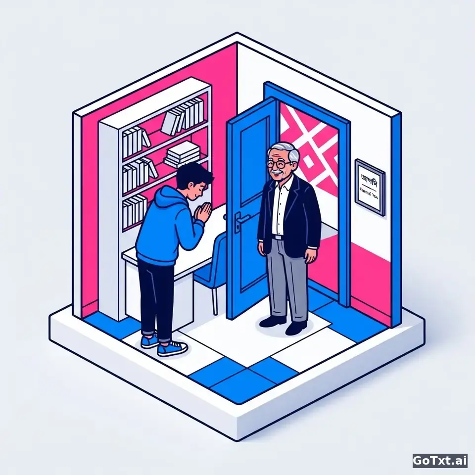 你还是您？孟加拉语称呼的正式与非正式用法全解析 — illustration | GoTxt