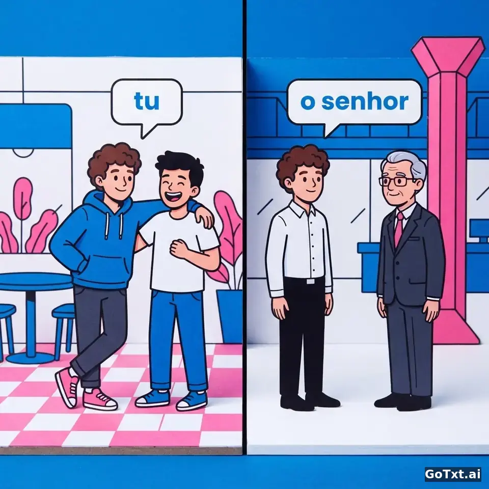 葡萄牙语的「你」到底怎么说：você、tu 和 o senhor 全解析 — illustration | GoTxt