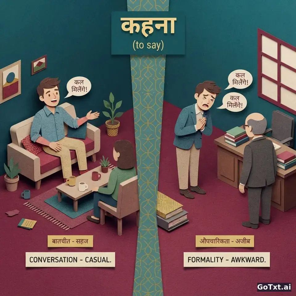 Grammar That Sounds Off: 4 Hindi Traps That Mark You as a Foreigner — illustration | GoTxt
