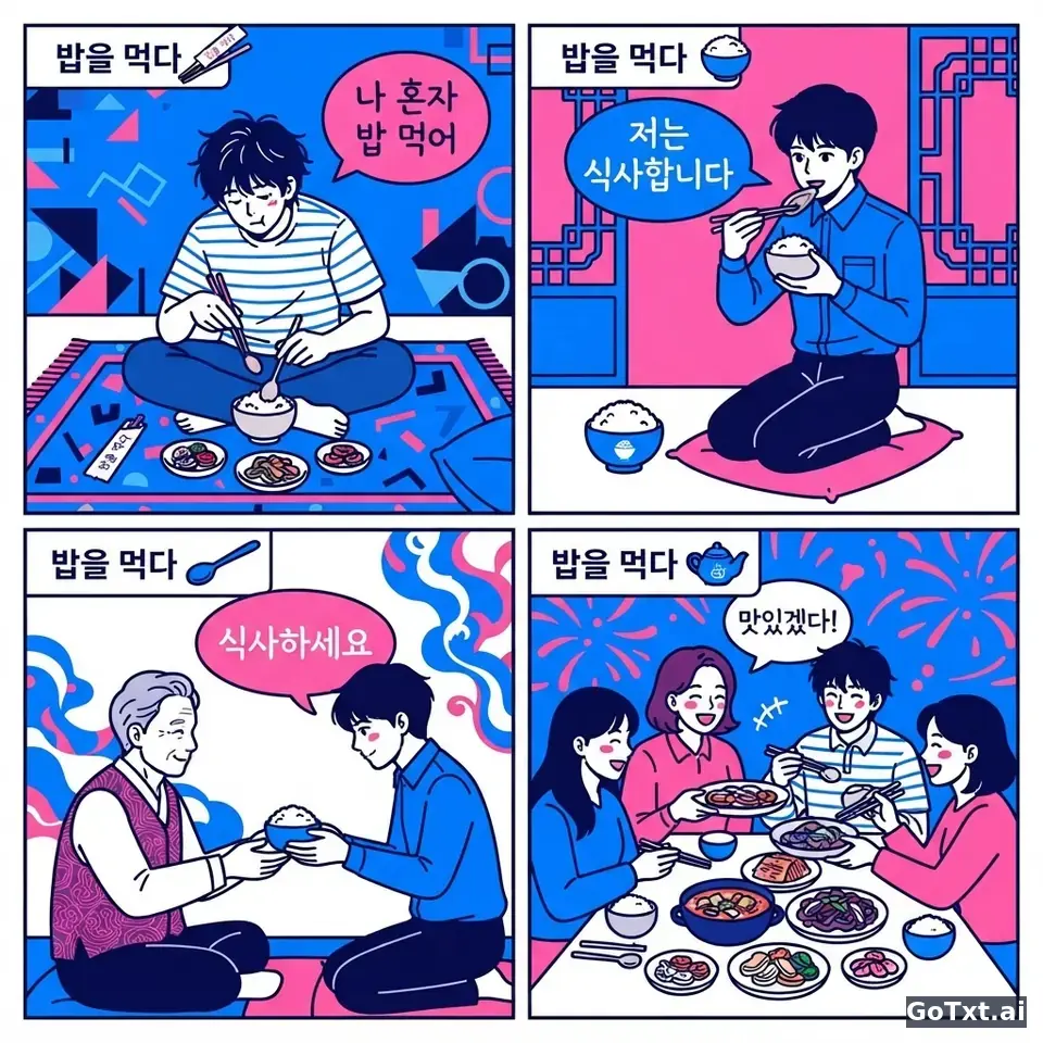 Gramática coreana que suena rara: 4 trampas que delatan a un hispanohablante — illustration | GoTxt