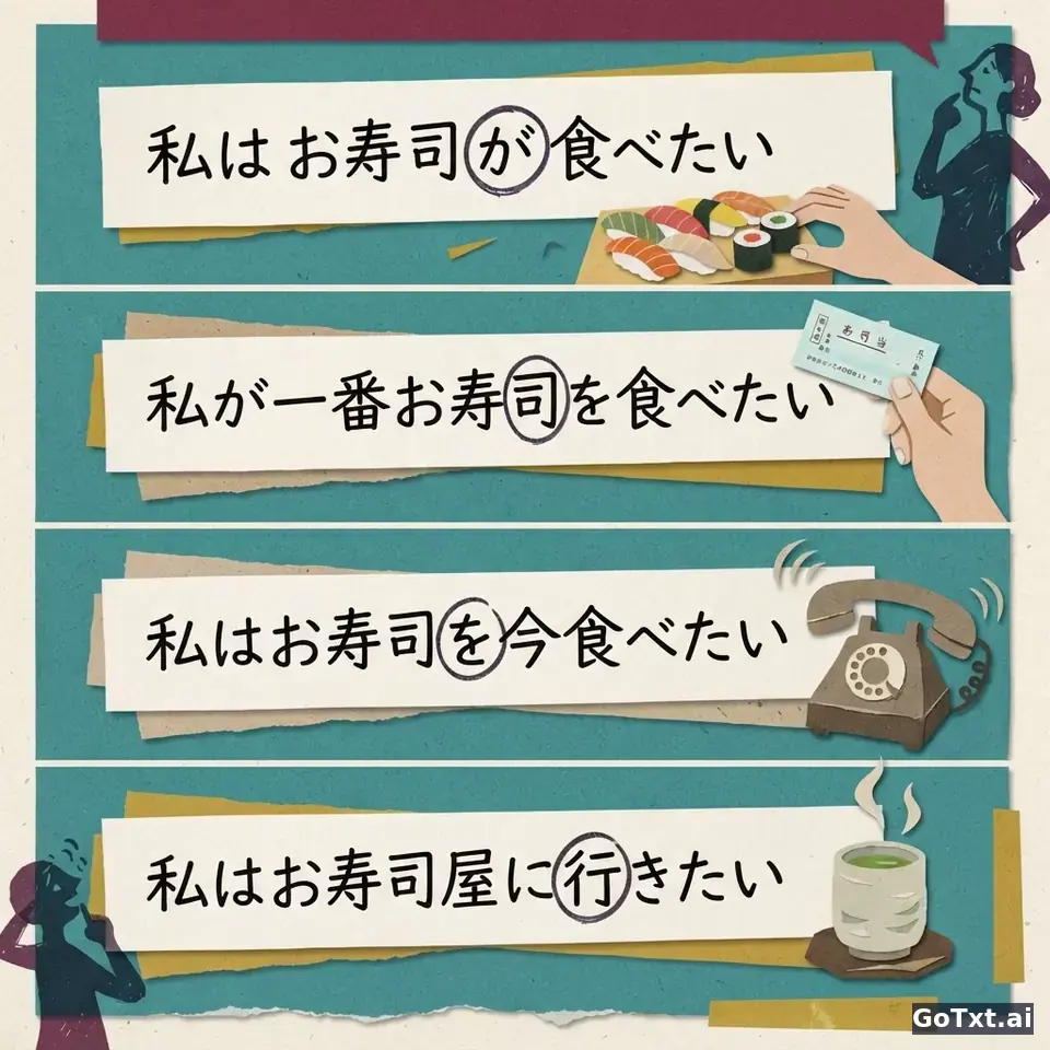 Grammaire japonaise : 4 pièges qui trahissent un francophone à l'oreille — illustration | GoTxt