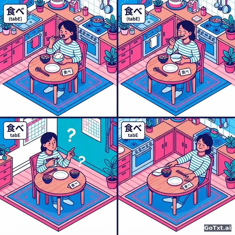 Gramática japonesa que soa estranha: 4 armadilhas que denunciam um falante de português — illustration | GoTxt