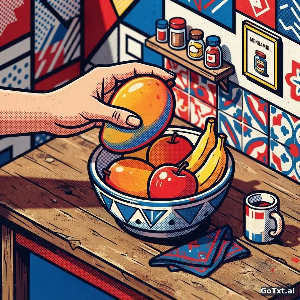 الفعل **mengambil** في الإندونيسية: دليل عملي لأشكاله واستخداماته — illustration | GoTxt