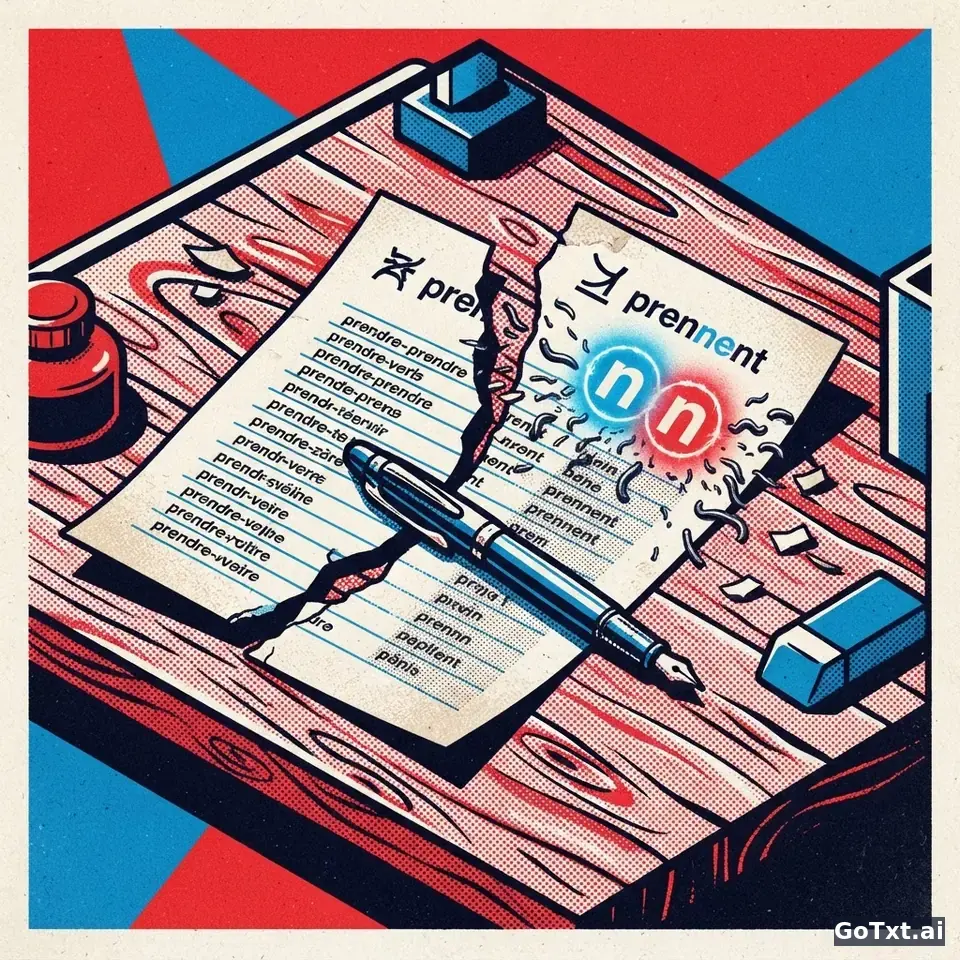 The One French Verb That Breaks English Speakers: Mastering "Prendre" — illustration | GoTxt
