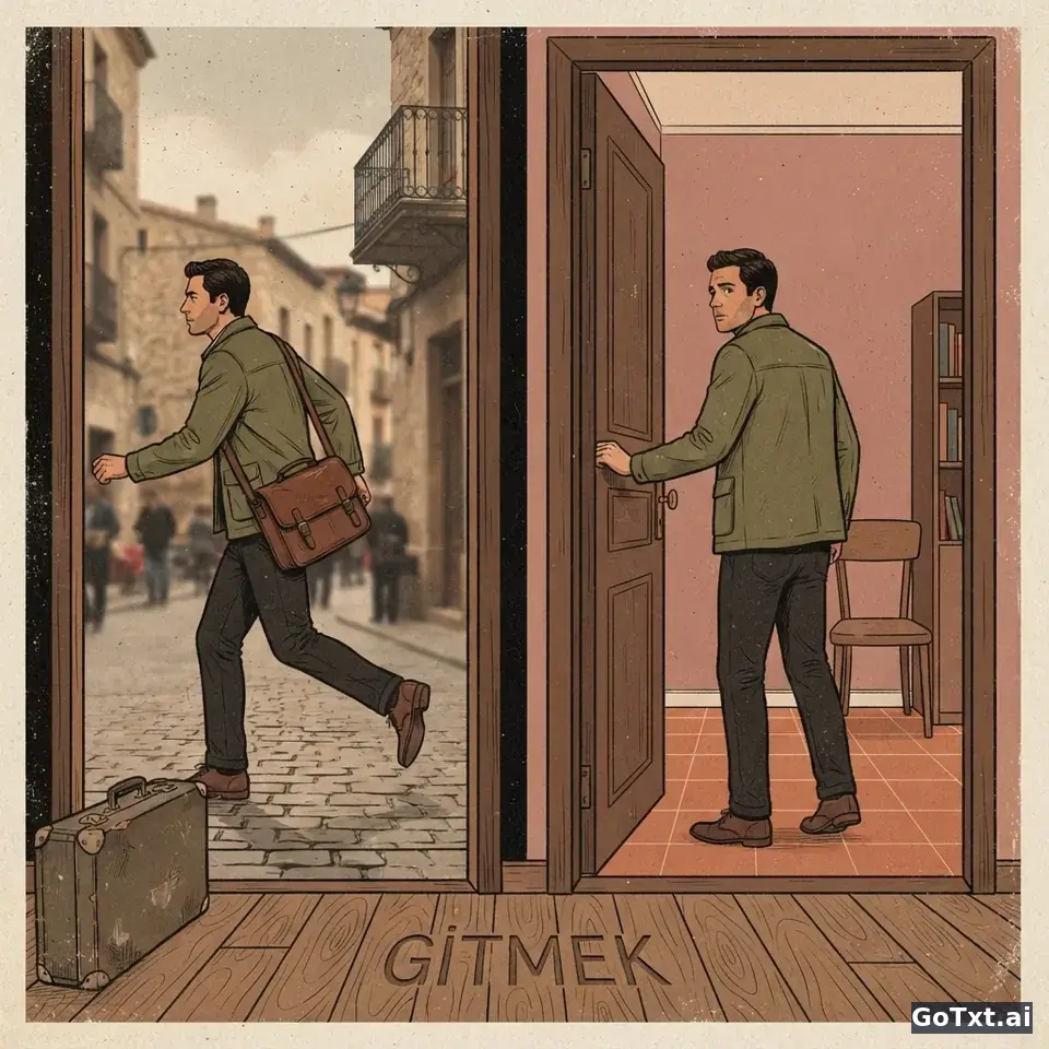 Le verbe **gitmek** en turc : maîtrisez enfin ses formes sans vous perdre — illustration | GoTxt