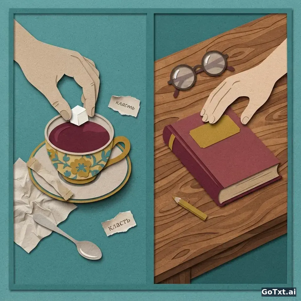 Il verbo **класть** in russo: perché tutti lo sbagliano (e come smettere) — illustration | GoTxt