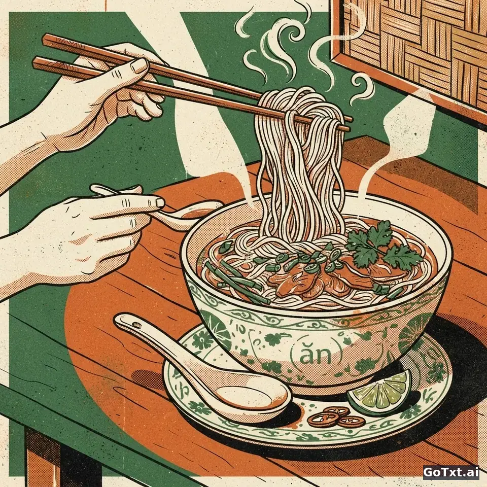 Il verbo **ăn** in vietnamita: mangiarci la grammatica senza fare indigestione — illustration | GoTxt