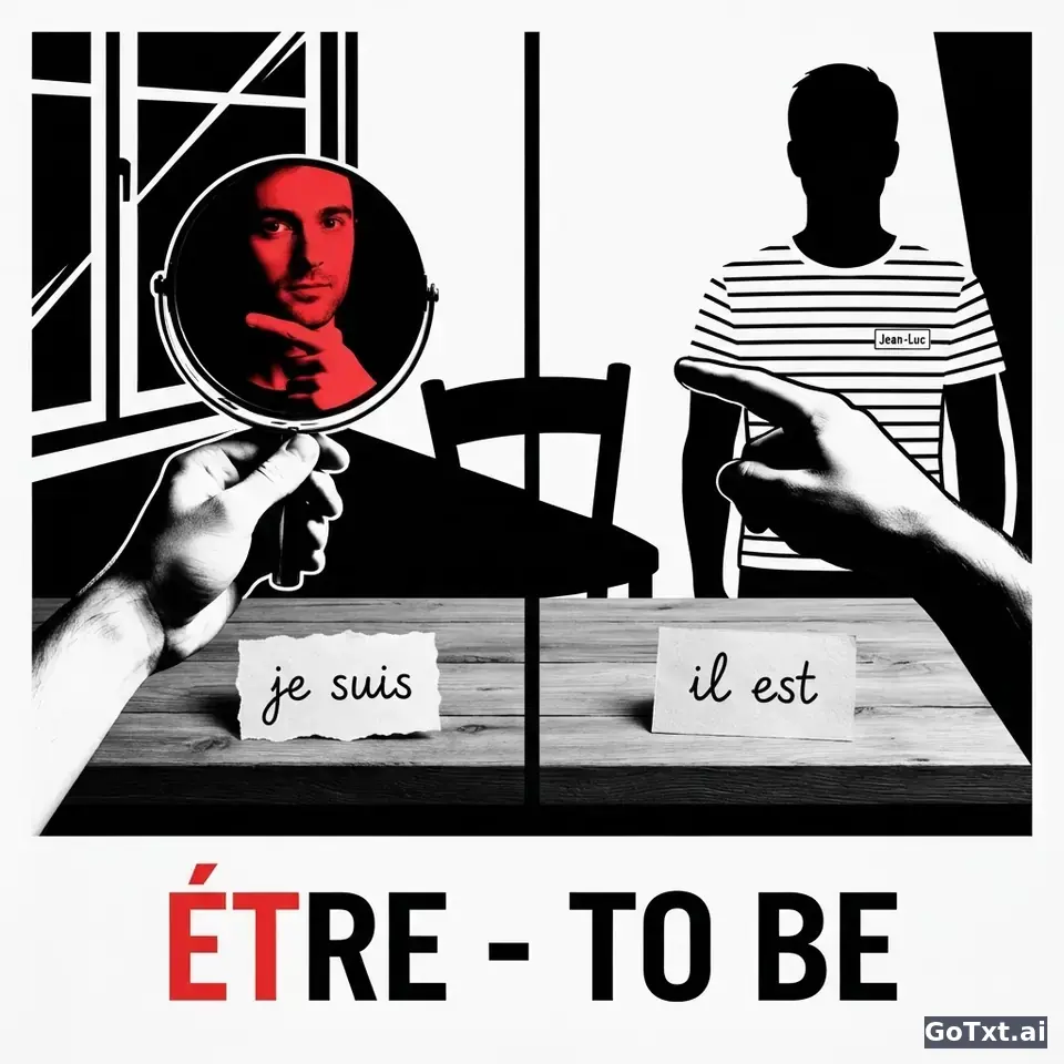 O verbo **être** em francês: domine as formas e pare de errar de vez — illustration | GoTxt
