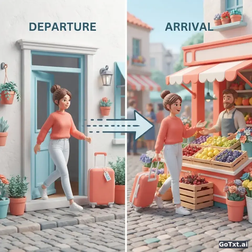 Fransızca "aller" fiili: formları, tuzakları ve kolay ezber yöntemleri — illustration | GoTxt