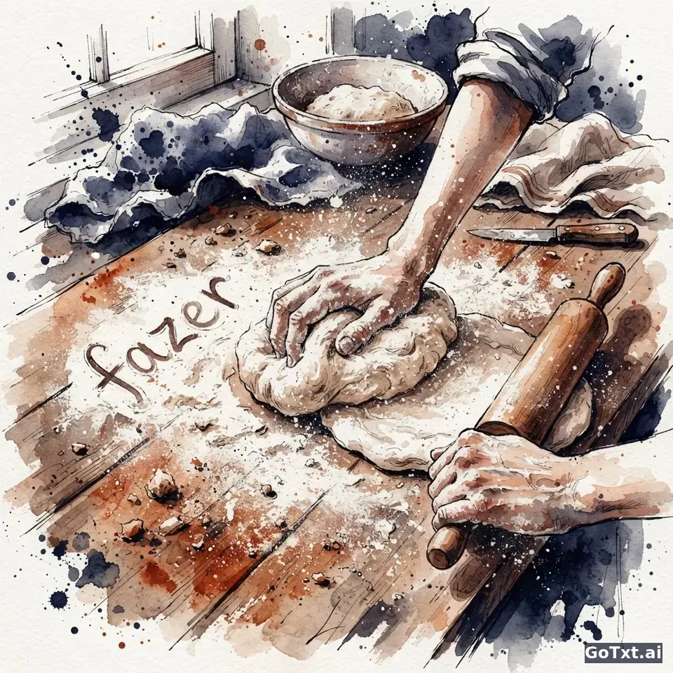 Portekizce **fazer** fiili: Türklerin en çok karıştırdığı fiili bitiren rehber — illustration | GoTxt