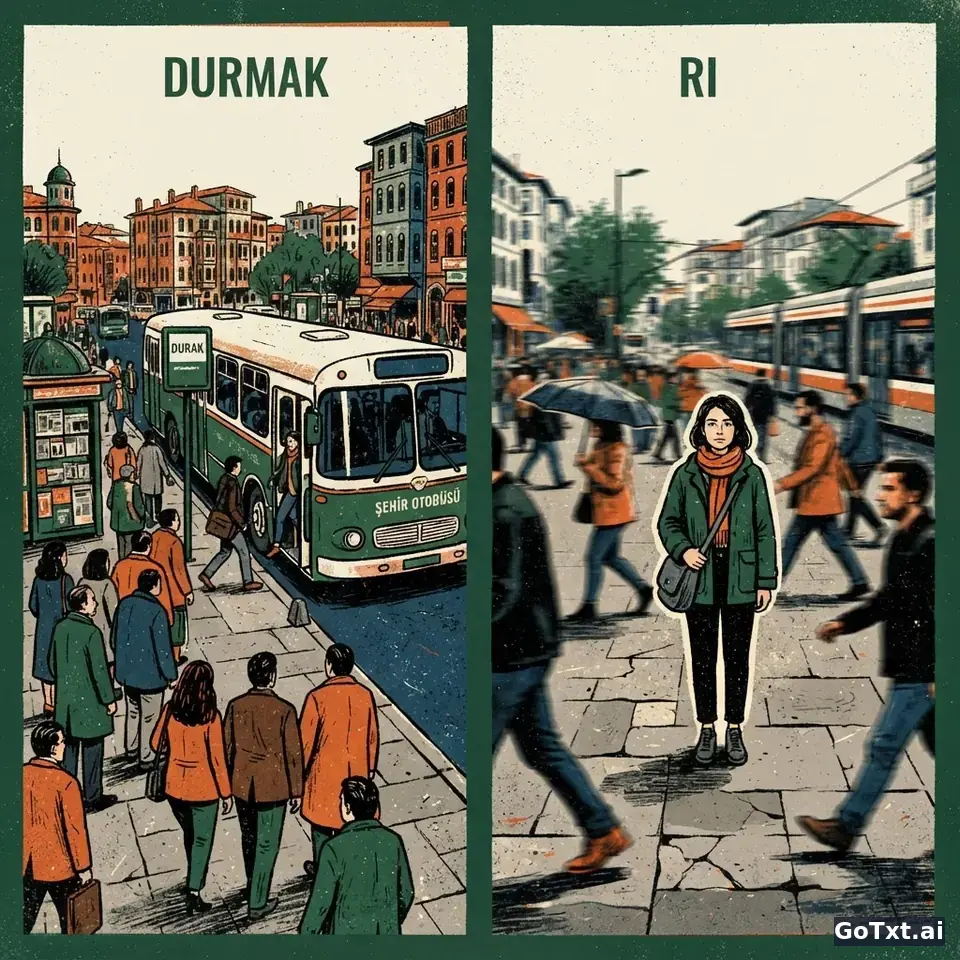 土耳其语动词 **durmak** 深度解析：别再把它只当成「站住」 — illustration | GoTxt