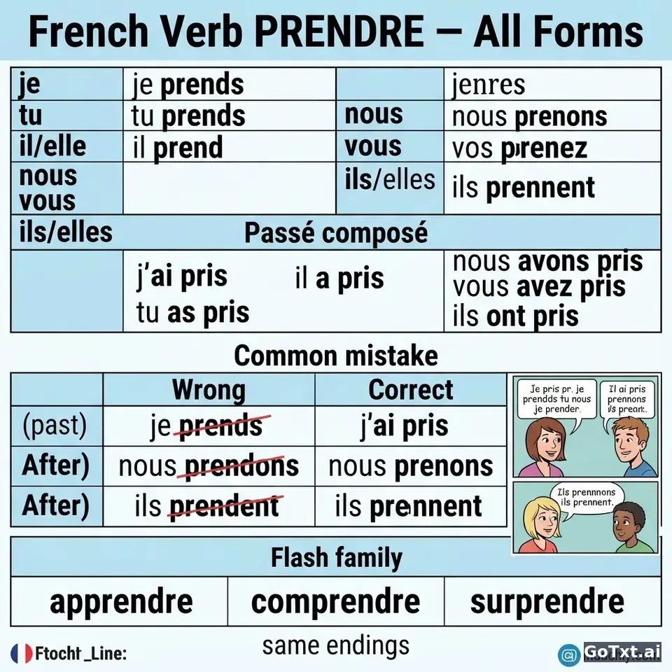 Irregular Verbs: One Verb, All Its Forms, Explained Step by Step — illustration | GoTxt