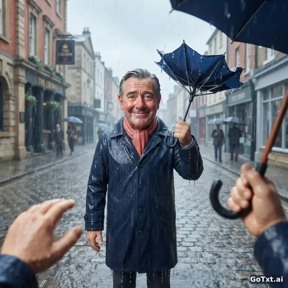 Englischer Humor entschlüsselt: Warum der Regen in Manchester kein Witz ist — illustration | GoTxt