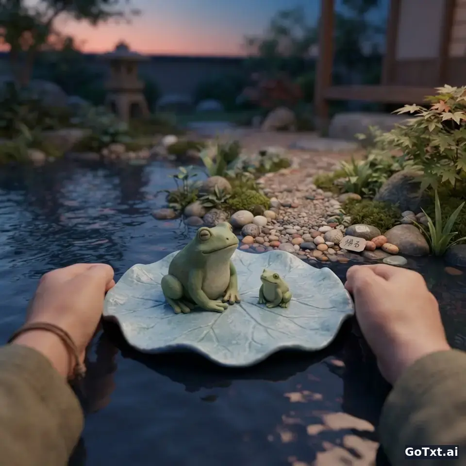 Warum Japaner über einen Frosch lachen, der nicht bezahlt: **Kaeru no ko wa kaeru** — illustration | GoTxt