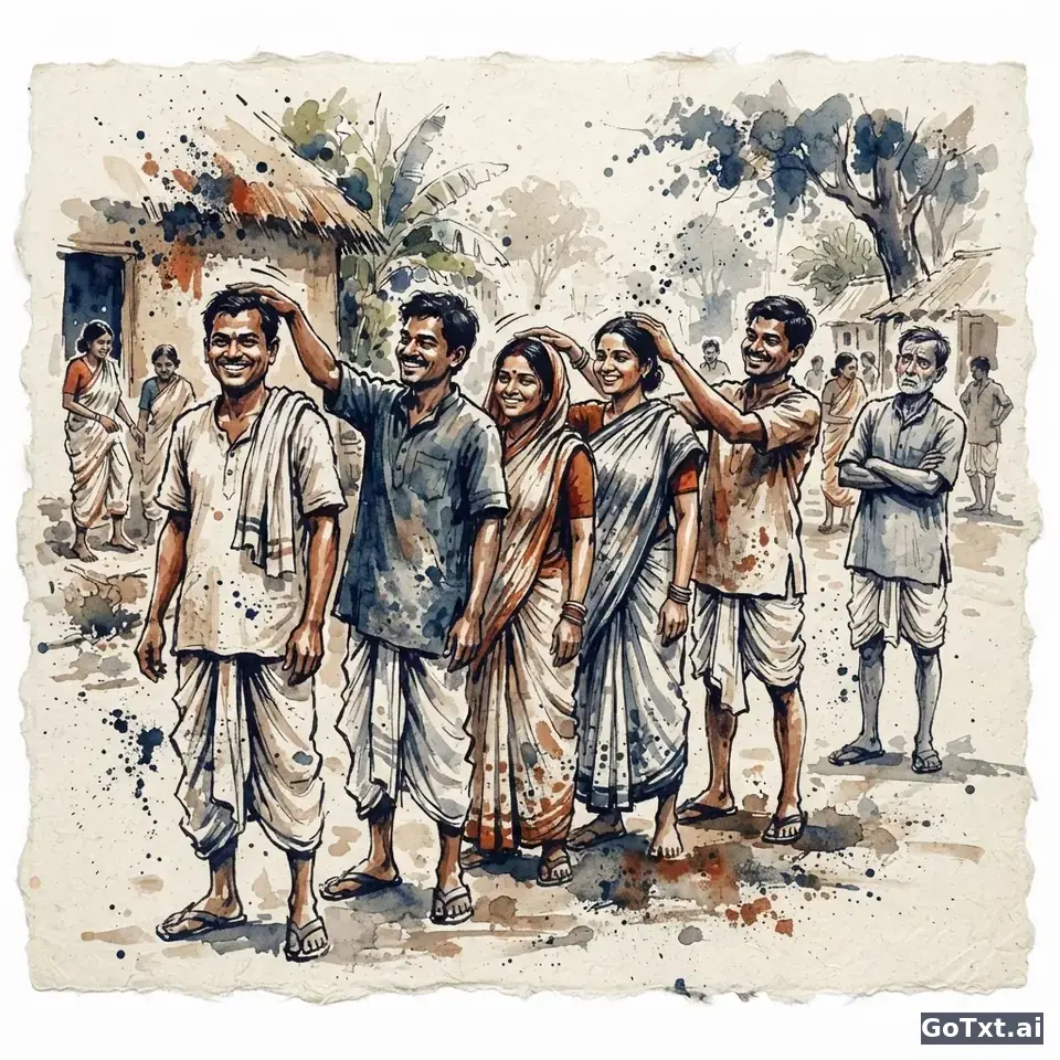 Decoding a Bengali Classic: The Village of Fools and the Art of the Absurd — illustration | GoTxt