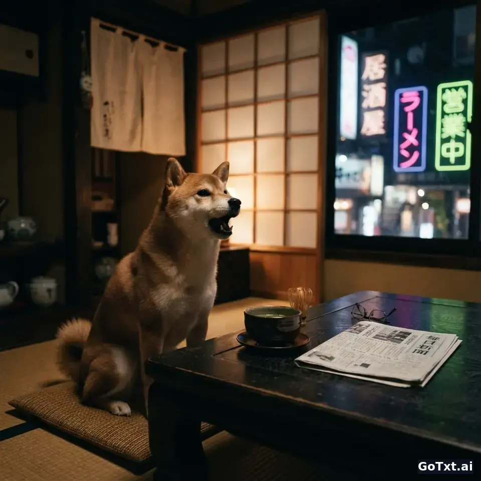 L'humour japonais décodé : la blague du « chien qui parle » — illustration | GoTxt