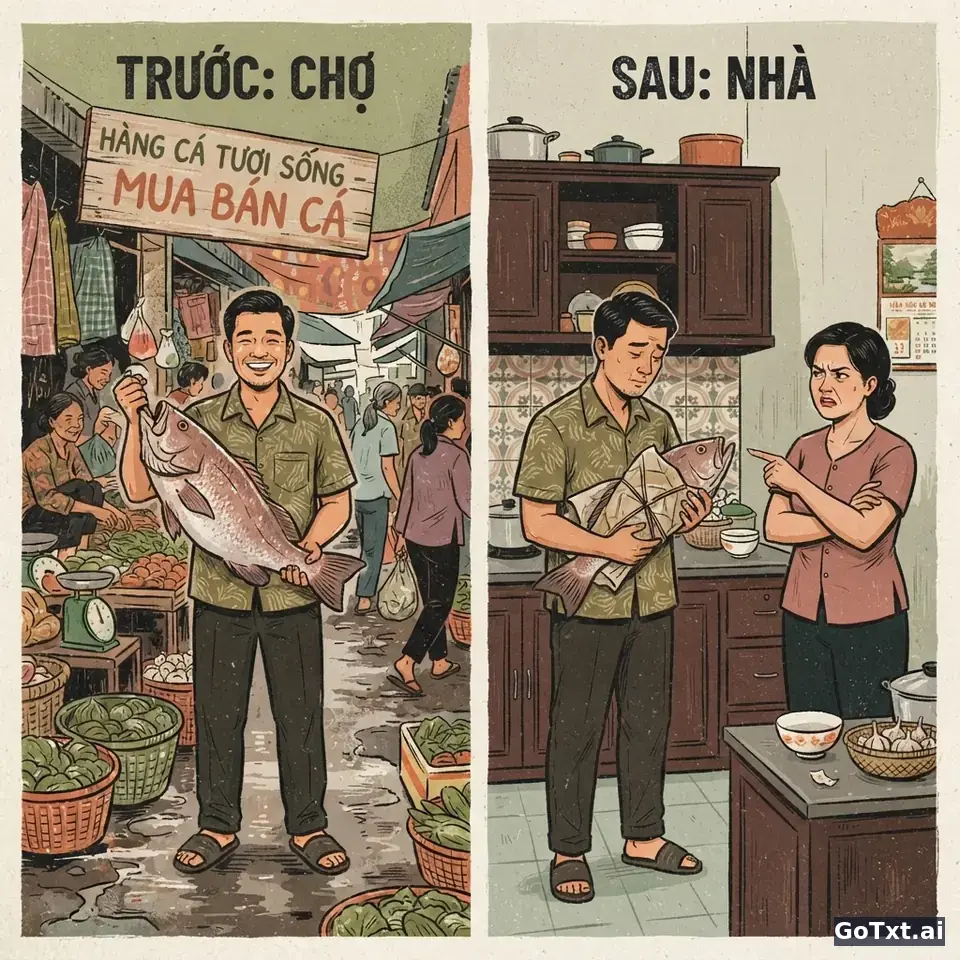 Piadas nacionais vietnamitas: rir é a melhor forma de aprender gramática — illustration | GoTxt