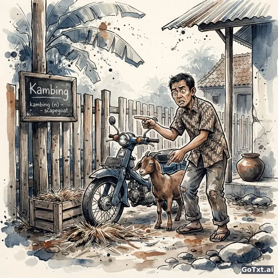 Почему индонезийцы смеются над «kambing»: разбираем национальную шутку — illustration | GoTxt