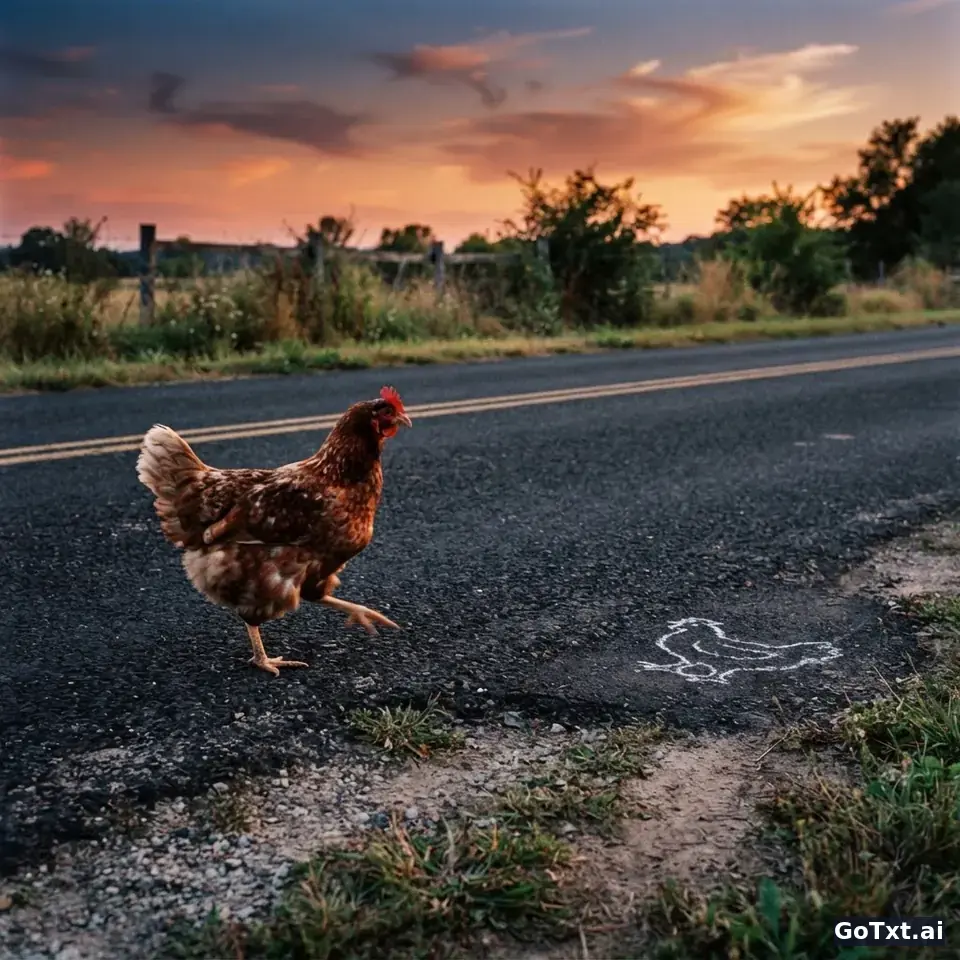 İngiliz Mizahının Şifresini Çözmek: "The Chicken Road" Şakası ve Dilin İnce Zekası — illustration | GoTxt
